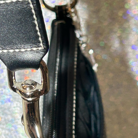 Coach 2005 Black Crossbody Bag with Silver Accents - Picture 8 of 15